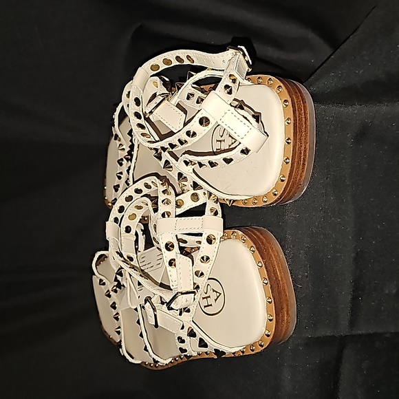 ASH Maeva Sandal size 40 size 10 cream color new - Picture 4 of 5